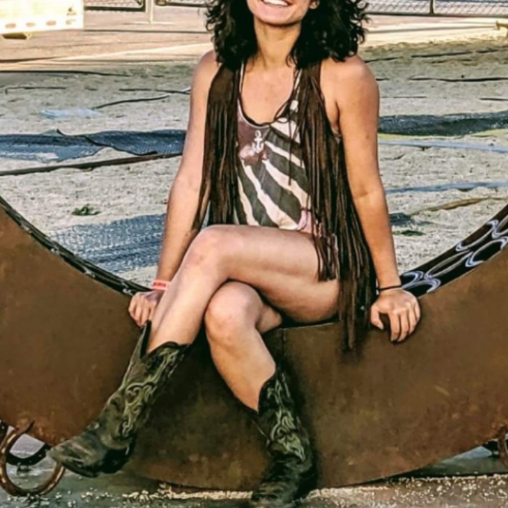 Rock&Roll Cowgirl Suede Fringe Vest Sz: S